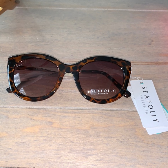 NWT Seafolly Long Beach Cat Eye Sunglasses - Picture 2 of 10